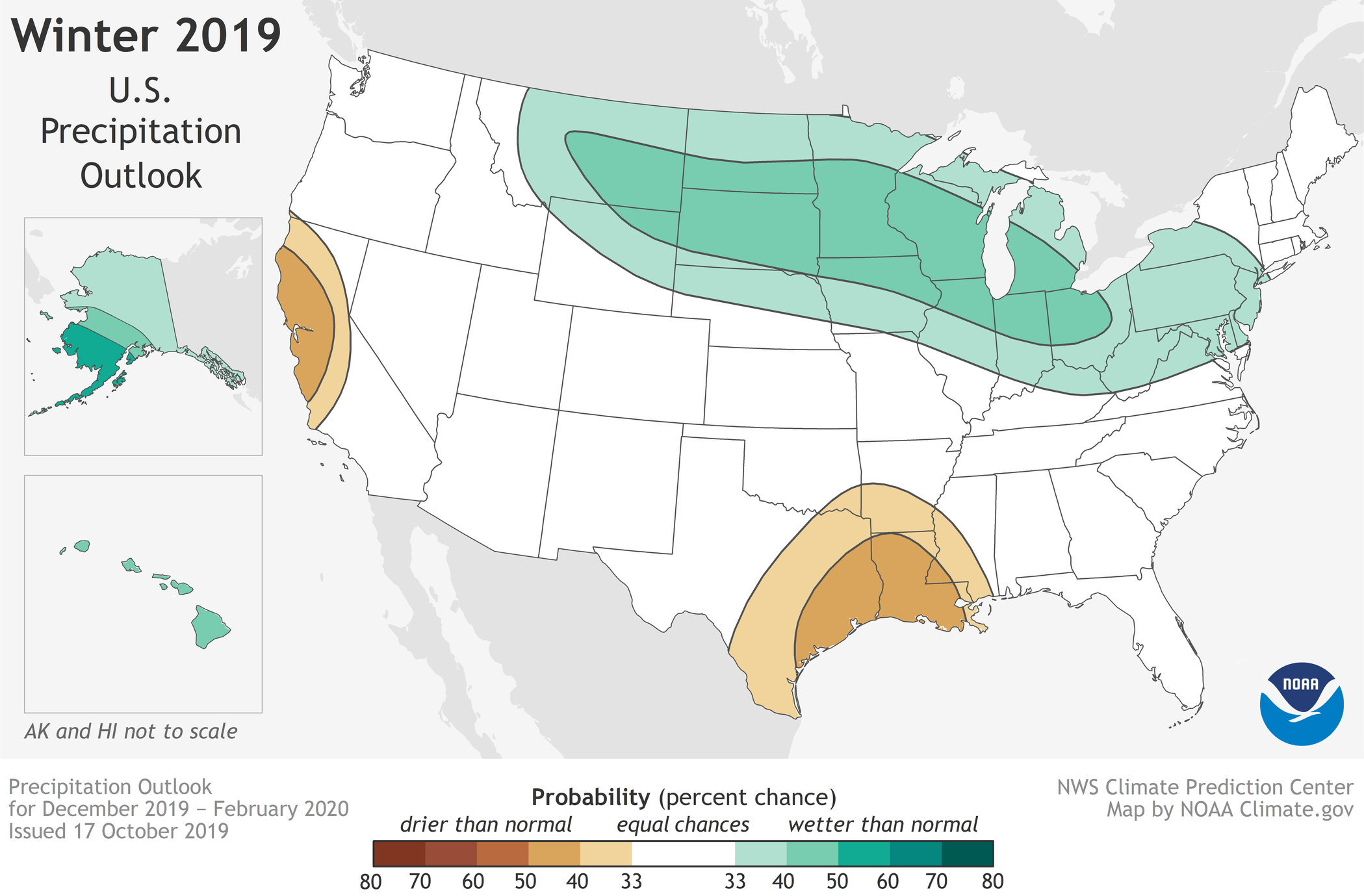 Winter Outlook Warmer than average for many, wetter in the North